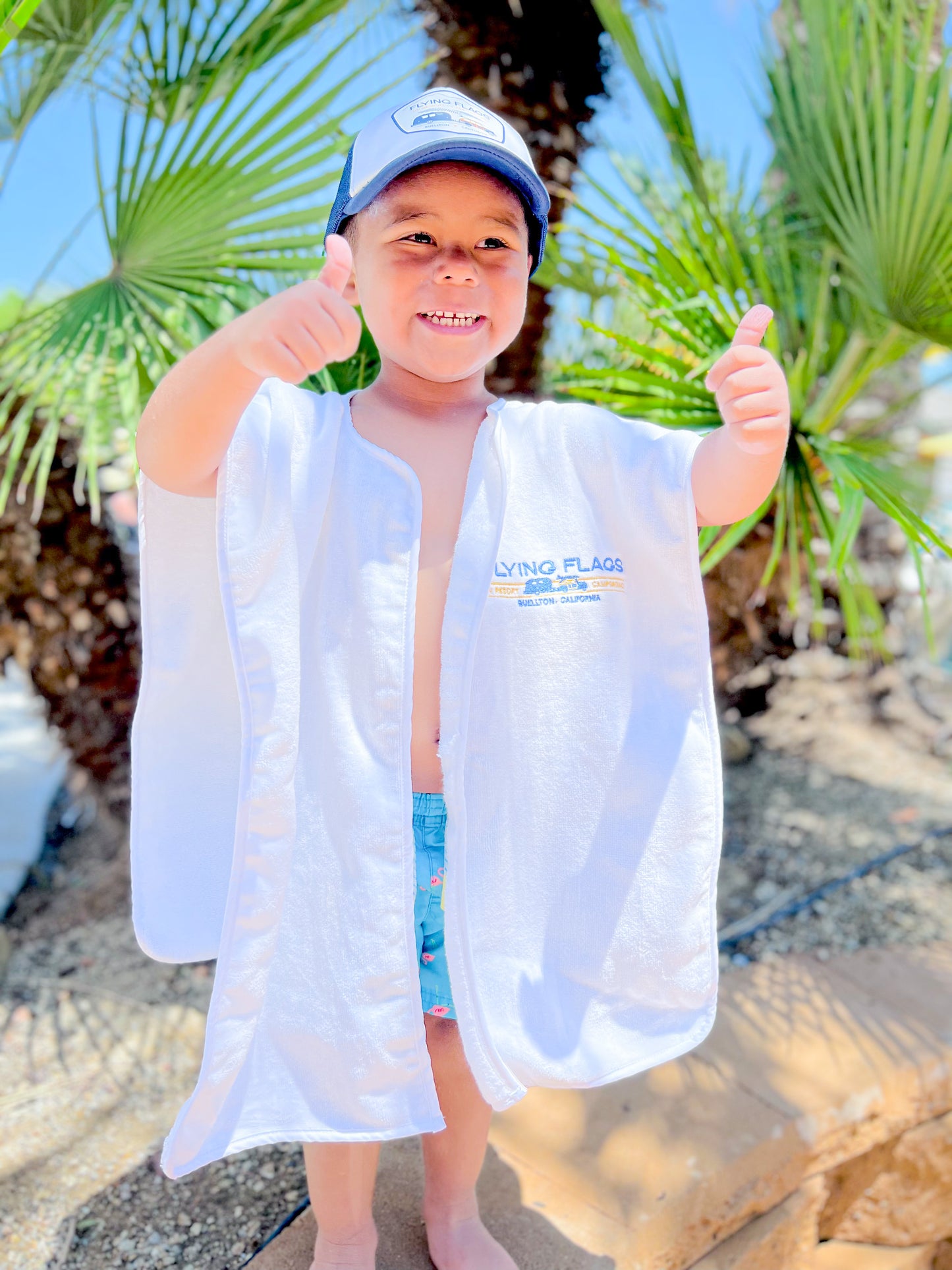 Flying Flags Logo -Towel Kids