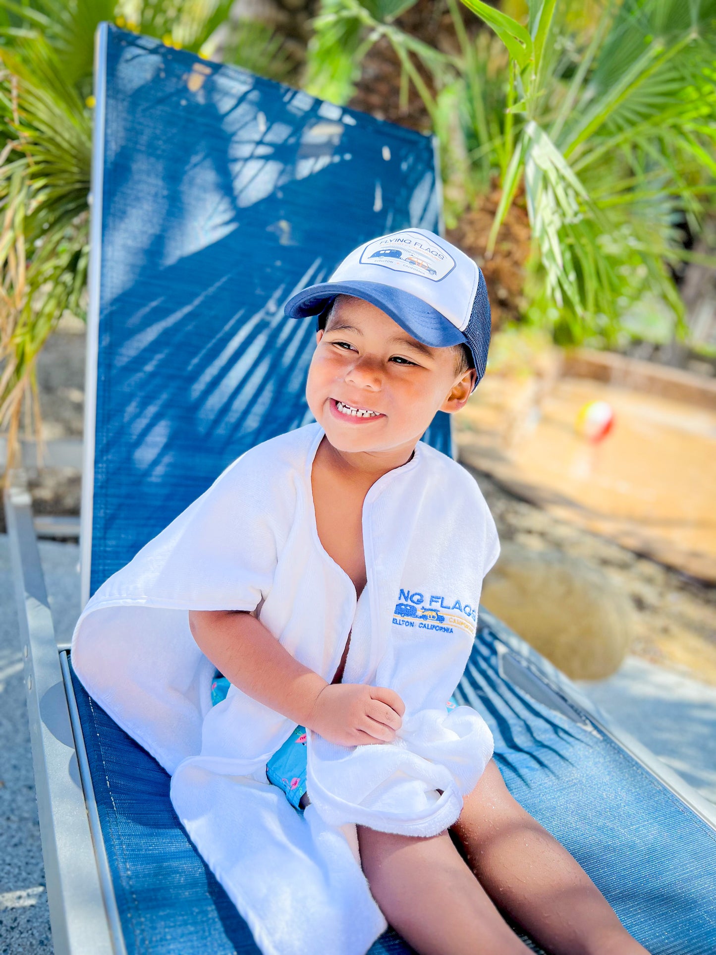 Flying Flags Logo -Towel Kids