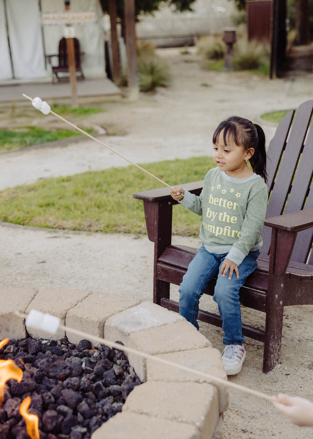 Better by the Campfire Kids Sweatshirt