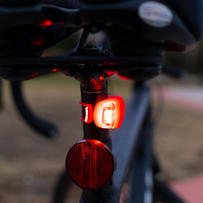 LitezAll LED Bike Safety Lights Headlight and Tail Light