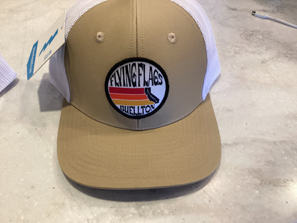 Flying flags CA Buellton trucker hat