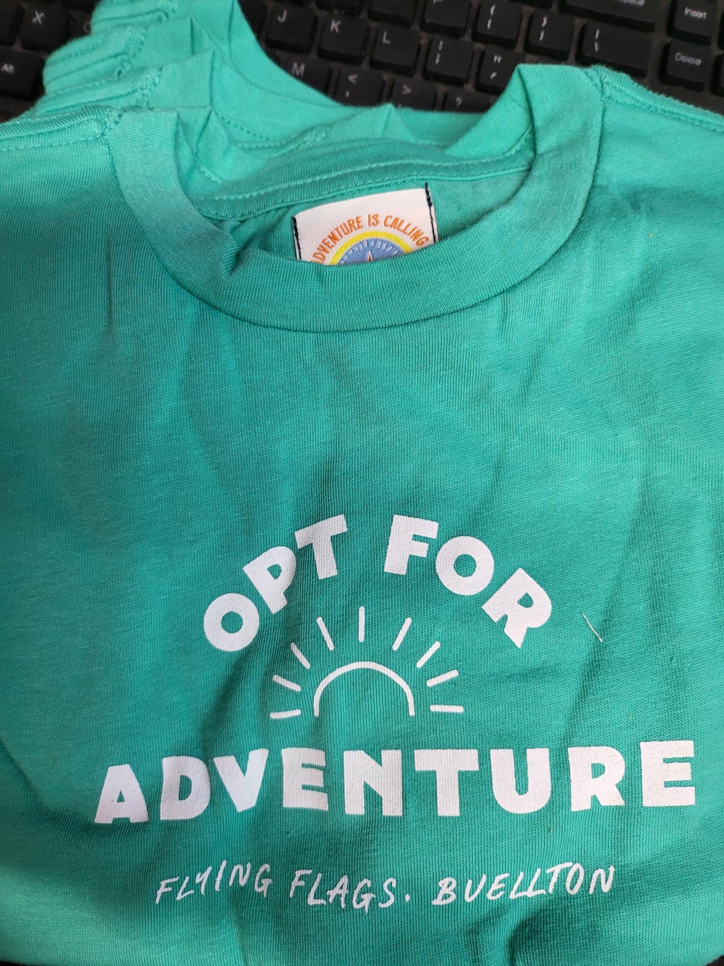 BHA- Kids t shirt OPT for Adventure Teal