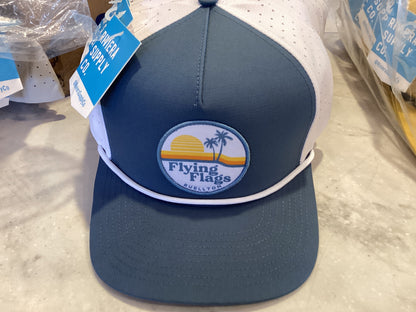 Flying flags patch trucker hat