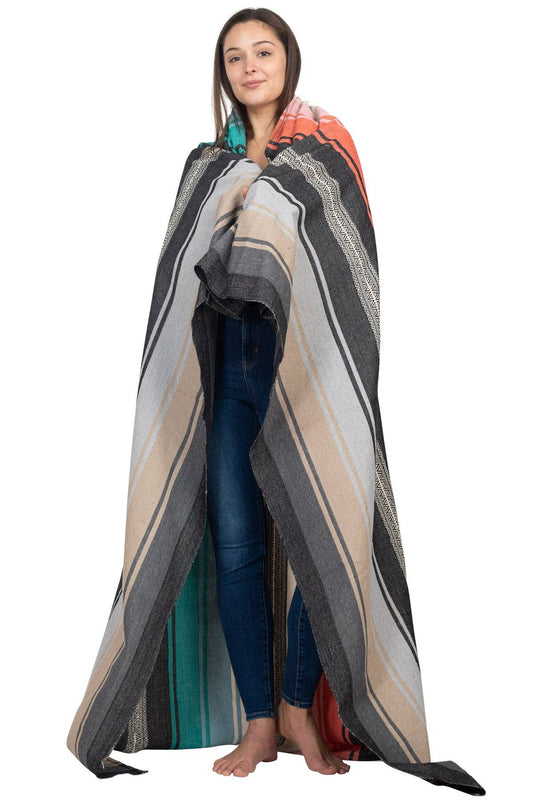 Serape Stripe Beach Blanket