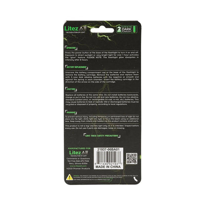 LitezAll Glow In the Dark Flashlight 2 Pack