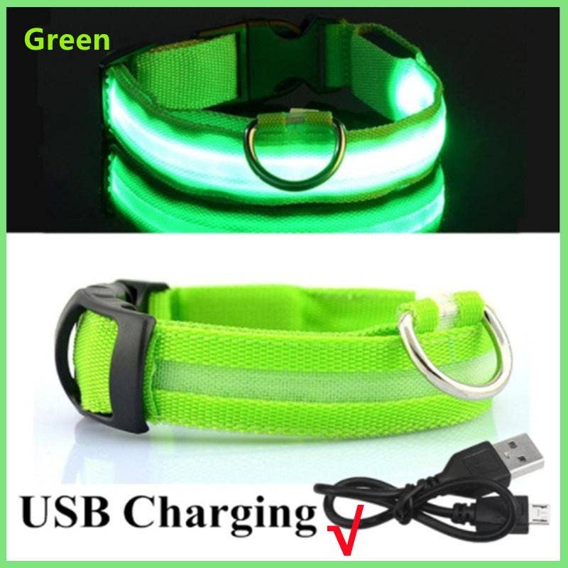 Reflective LED Dog Collar 10-Pack