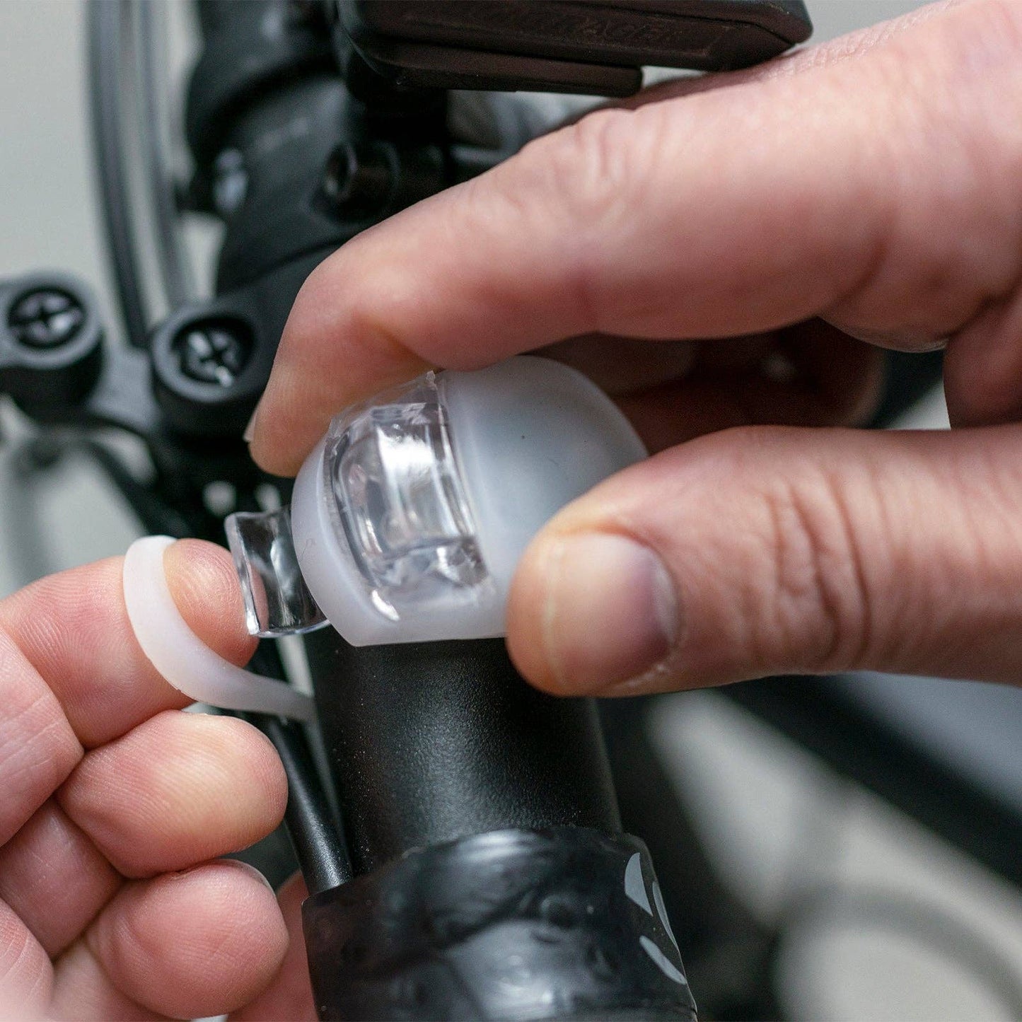LitezAll LED Bike Safety Lights Headlight and Tail Light