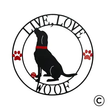 Dog Wall Circle