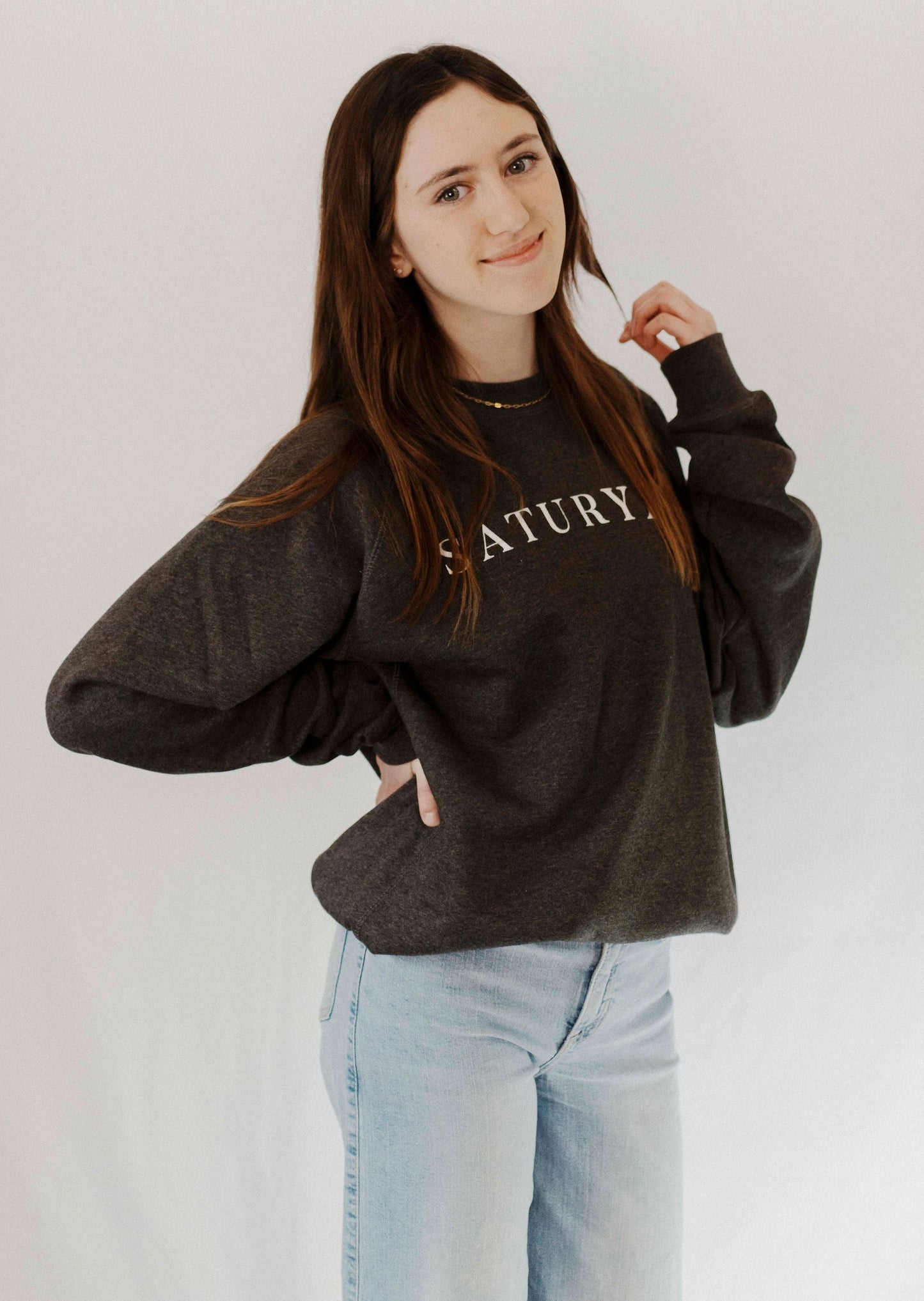 Saturyay  gray Sweatshirt